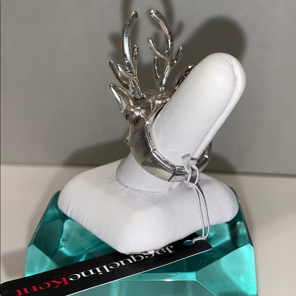 NWT Reindeer Adjustable Ring (Swarovski Stones) - Picture 4 of 6